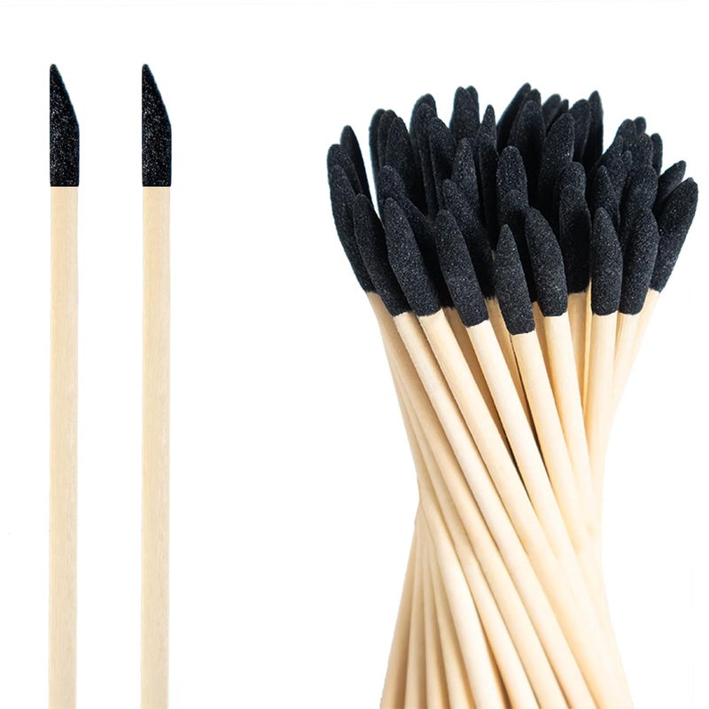 Dupiulk 50 Pack Sanding Sticks, Matchsticks Sanding Sticks for Plastic Models, Fine Detailing Sanding Tools for Tight Spaces Wood, 280 Grit, 5.4 x 0.2 Inch - Image 1